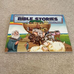 KIDS JUMBO BIBLE STORIES COLORING PAD